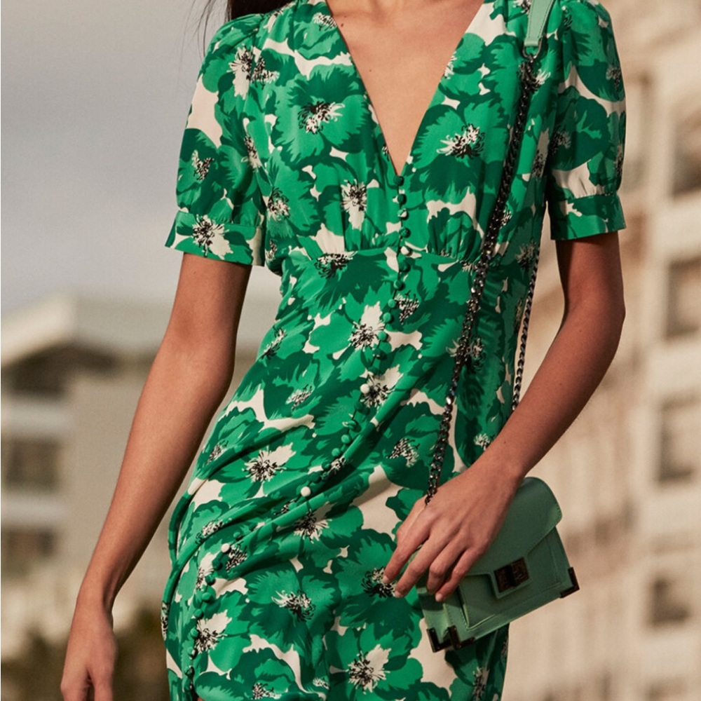 The Kooples Silk Midi Dress - Picture 2 of 10